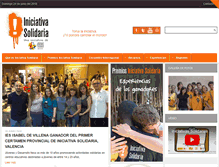 Tablet Screenshot of iniciativasolidaria.org